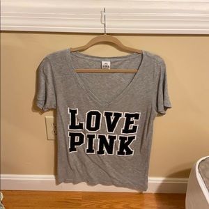 Pink v-neck